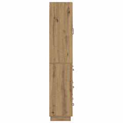 vidaXL Cabinet Set 2 pcs 66 x 34.5 x 87 cm Engineered Wood Artisan Oak 6