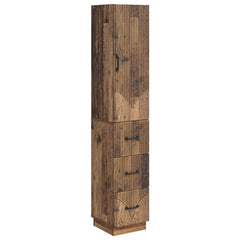 vidaXL Cabinet Set 2 pcs 33 x 34.5 x 87 cm Engineered Wood Old Wood 2