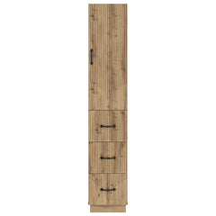 vidaXL Cabinet Set 2 pcs 33 x 34.5 x 87 cm Engineered Wood Artisan Oak 5