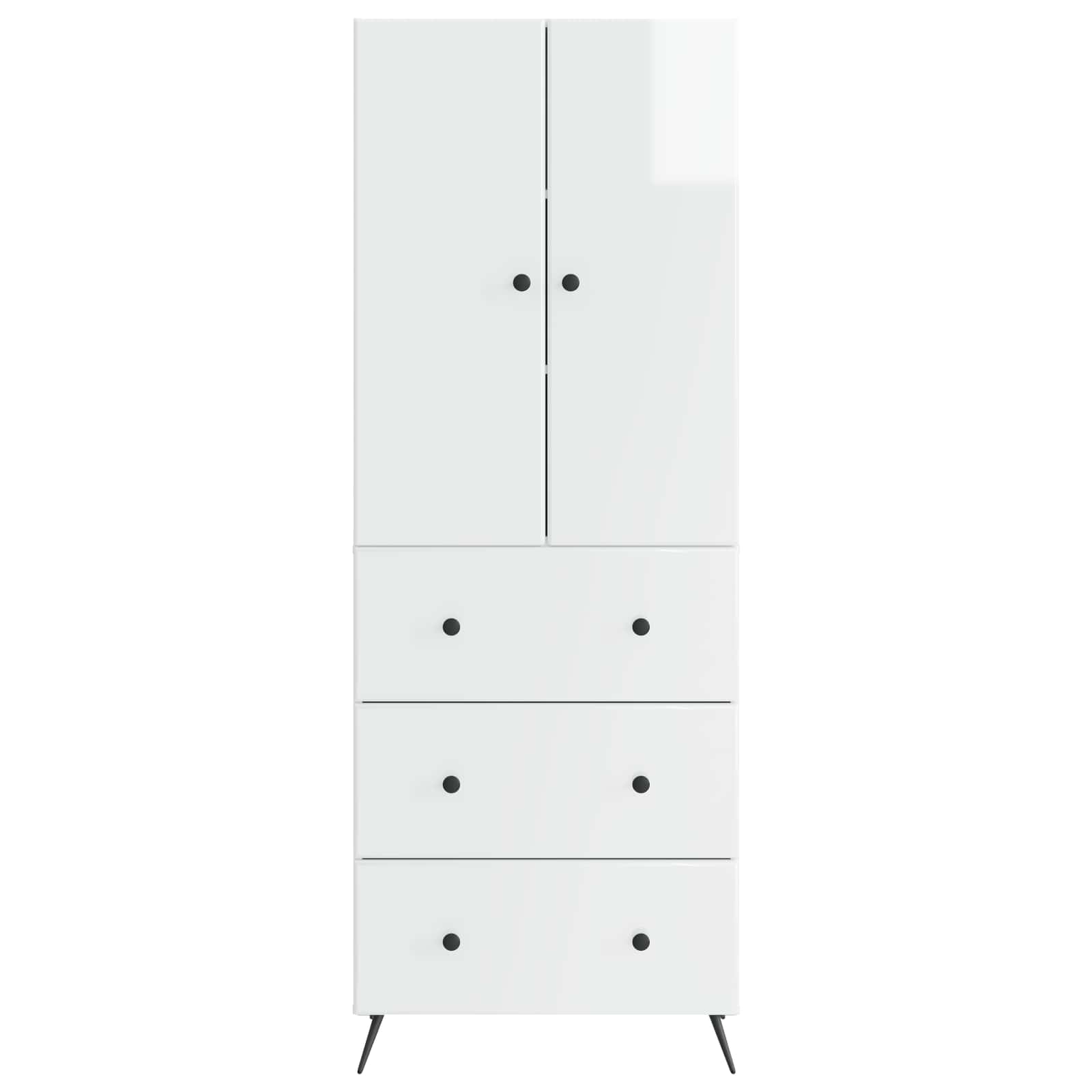 vidaXL Cabinet Set 2 pcs 66 x 34.5 x 90 cm Engineered Wood 5