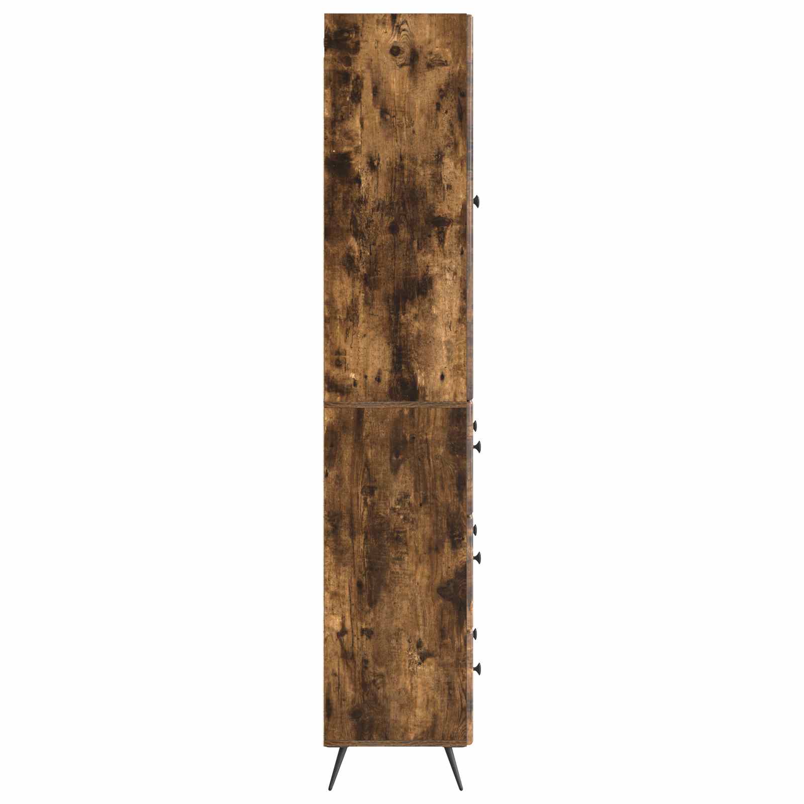 vidaXL Cabinet Set 2 pcs 66 x 34.5 x 90 cm Engineered Wood Smoked Oak 6