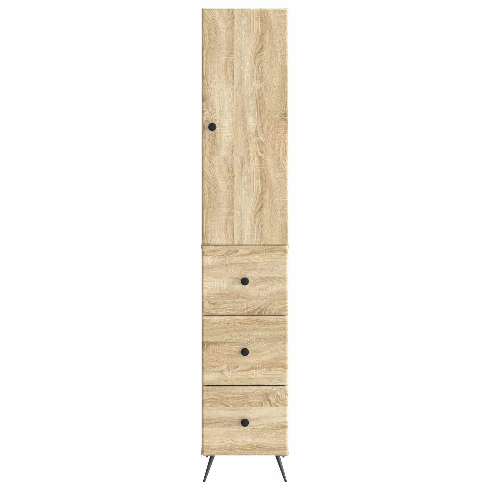 vidaXL Cabinet Set 2 pcs 34.5 x 34.5 x 90 cm Engineered Wood 5