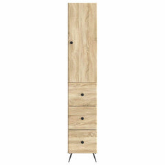 vidaXL Cabinet Set 2 pcs 34.5 x 34.5 x 90 cm Engineered Wood 5