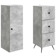 vidaXL Cabinet Set 2 pcs 34.5 x 34.5 x 90 cm Engineered Wood 4
