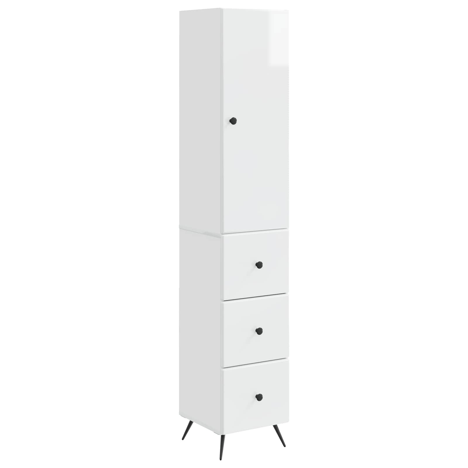vidaXL Cabinet Set 2 pcs 34.5 x 34.5 x 90 cm Engineered Wood 2
