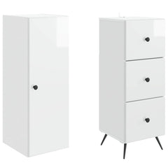 vidaXL Cabinet Set 2 pcs 34.5 x 34.5 x 90 cm Engineered Wood 4