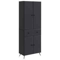 vidaXL 2 pcs Black 2