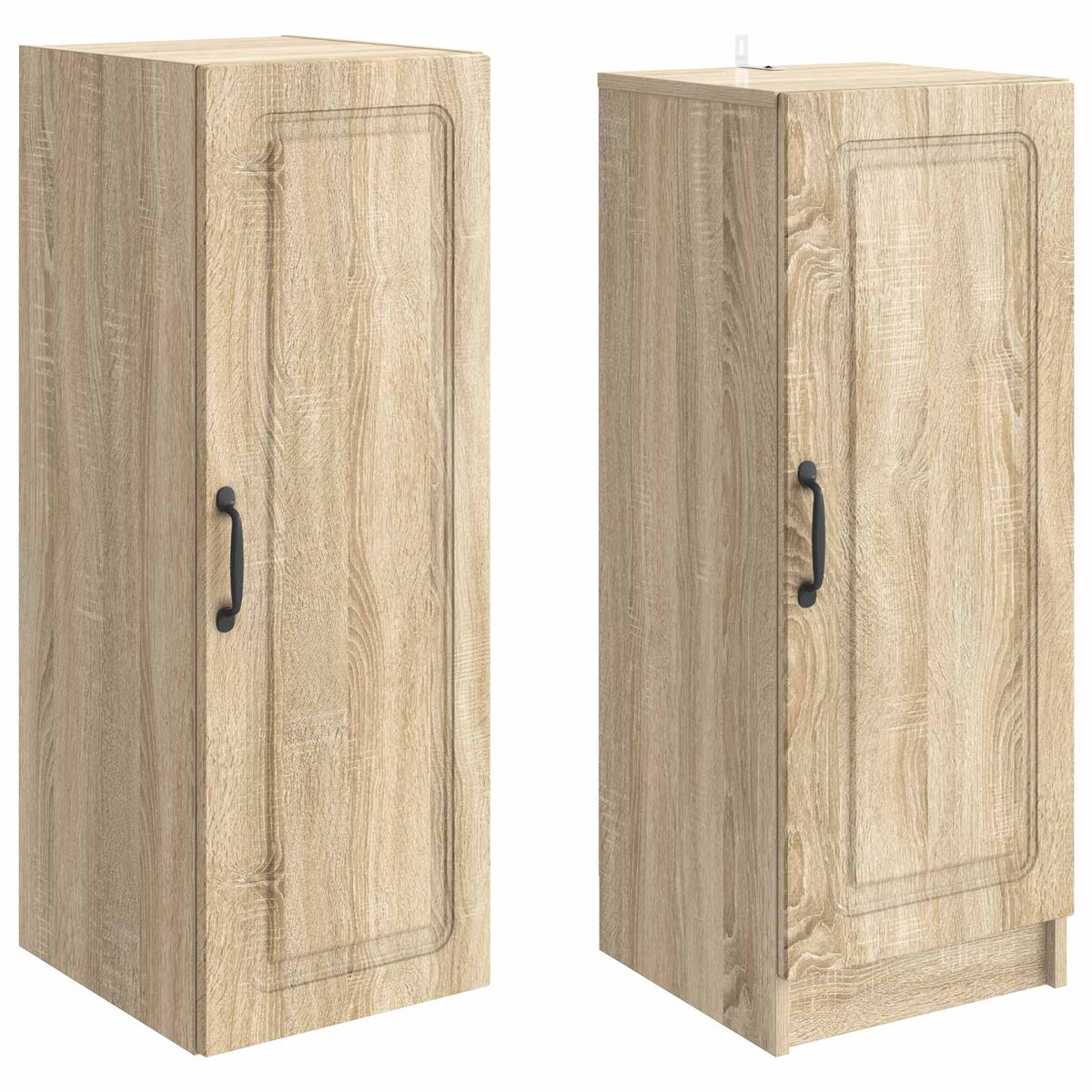 Cabinet Set 2 pcs Engineered Wood Sonoma oak