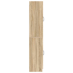 Cabinet Set 2 pcs Engineered Wood Sonoma oak