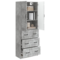 vidaXL Cabinet Set 2 pcs 66 x 34.5 x 87 cm Engineered Wood 3