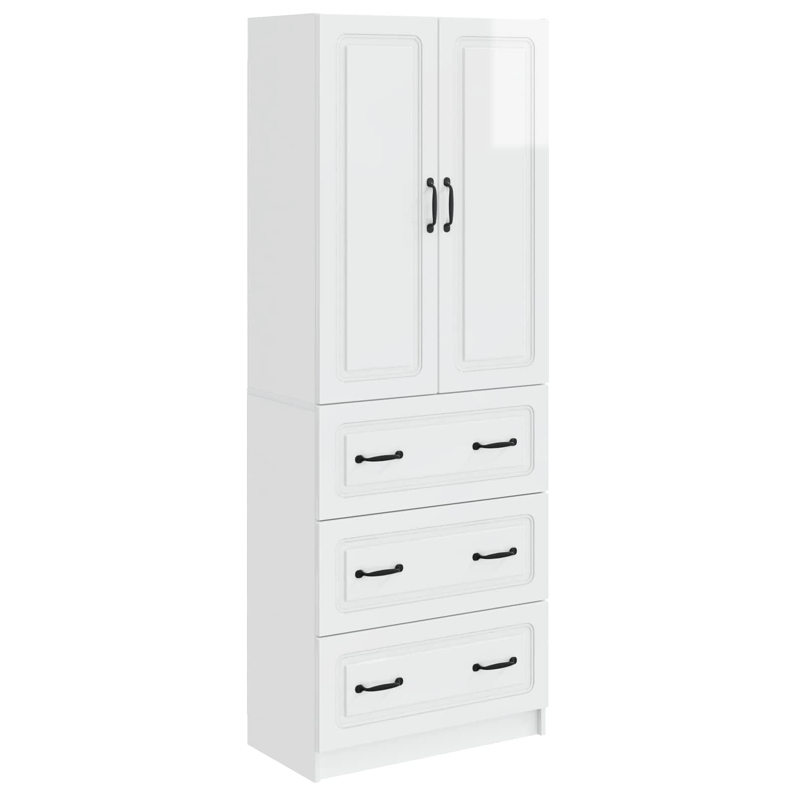 vidaXL Cabinet Set 2 pcs 66 x 34.5 x 87 cm Engineered Wood 2