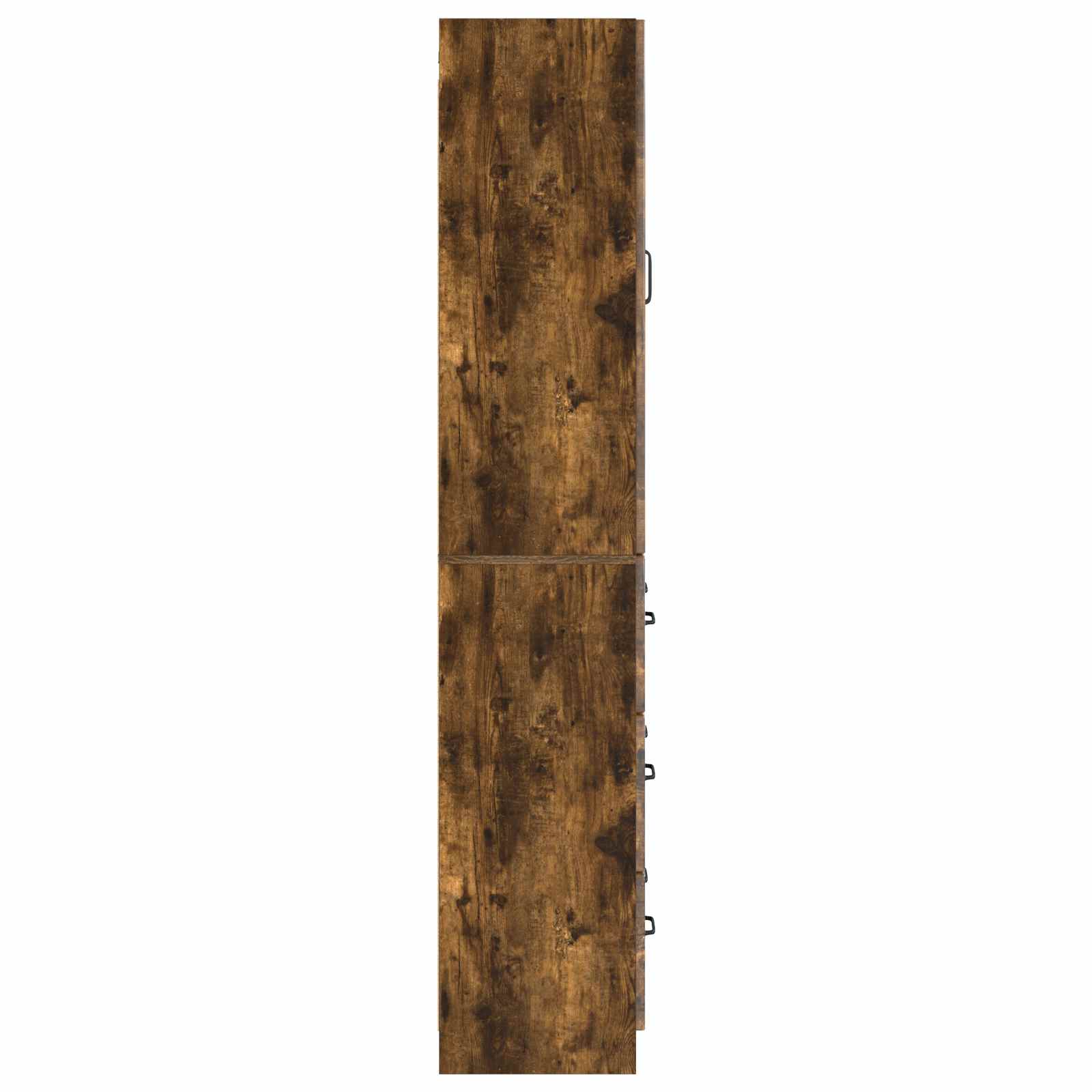vidaXL Cabinet Set 2 pcs 66 x 34.5 x 87 cm Engineered Wood Smoked Oak 6