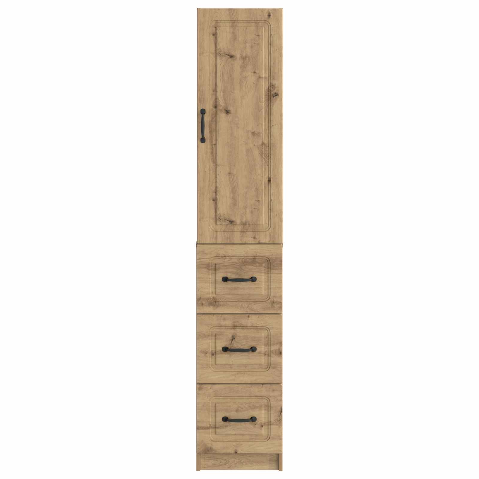 vidaXL Cabinet Set 2 pcs 33 x 34.5 x 87 cm Engineered Wood Artisan Oak 5