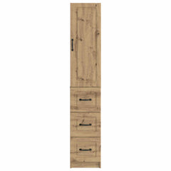 vidaXL Cabinet Set 2 pcs 33 x 34.5 x 87 cm Engineered Wood Artisan Oak 5