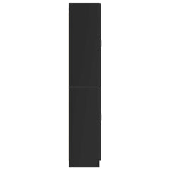 Cabinet Set 2 pcs Engineered Wood Black
