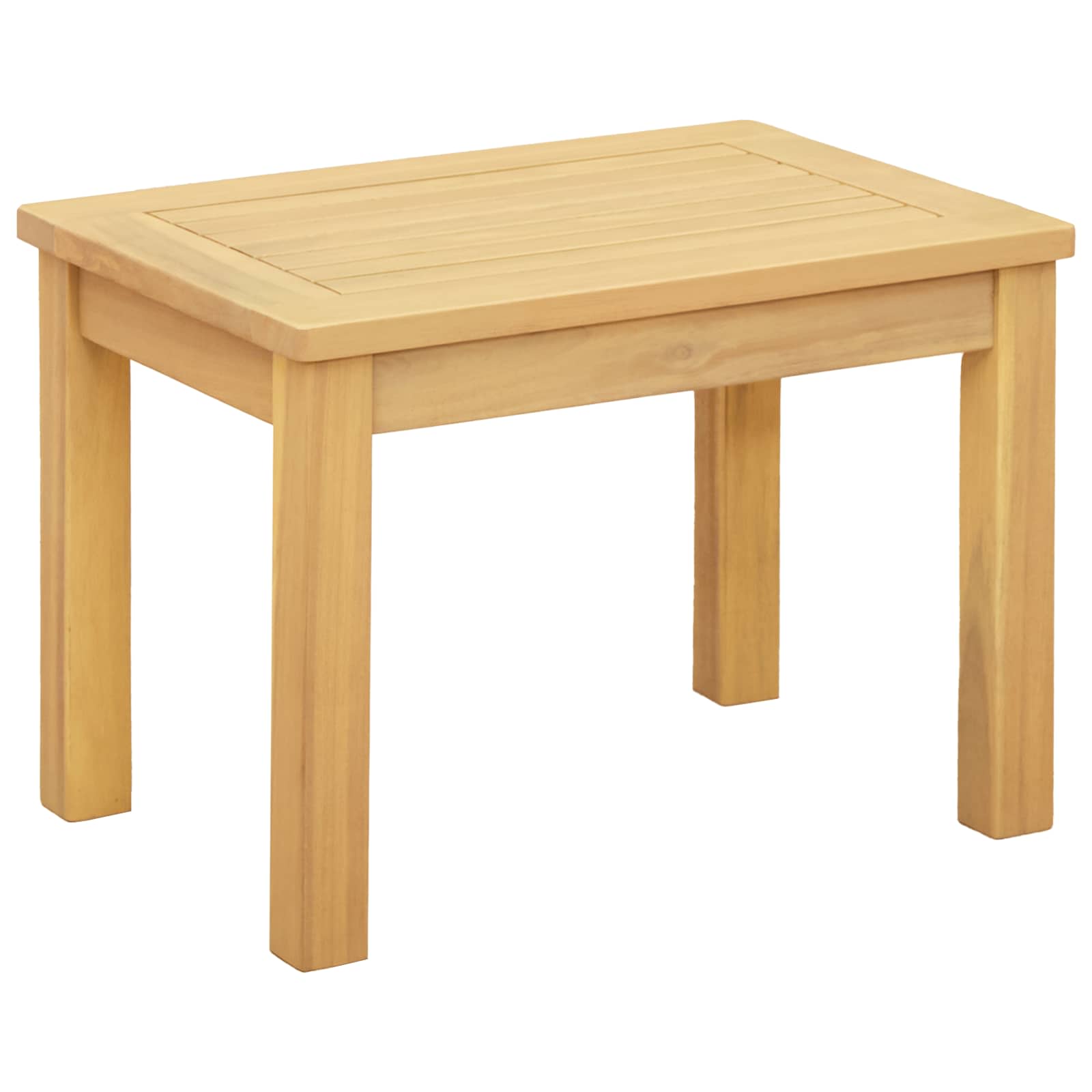 vidaXL Coffee Table Light Acacia 50 x 35 x 36 cm Solid Acacia Wood 1