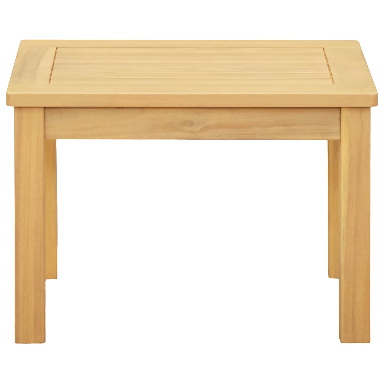 vidaXL Coffee Table Light Acacia 50 x 35 x 36 cm Solid Acacia Wood 2