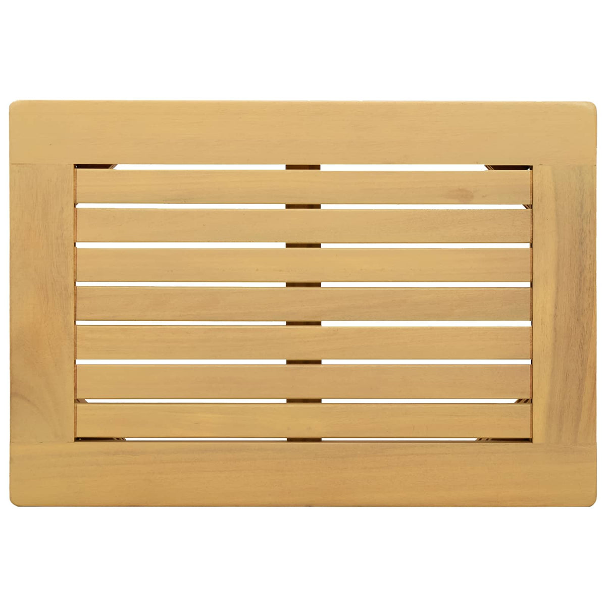 Coffee Table Solid Acacia Wood Light Acacia 50 cm 36 cm 35 cm