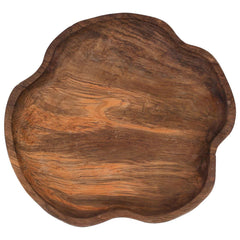 vidaXL Fruit Bowl JEPARA Ø 50 cm Teak Brown Solid Teak Wood 3