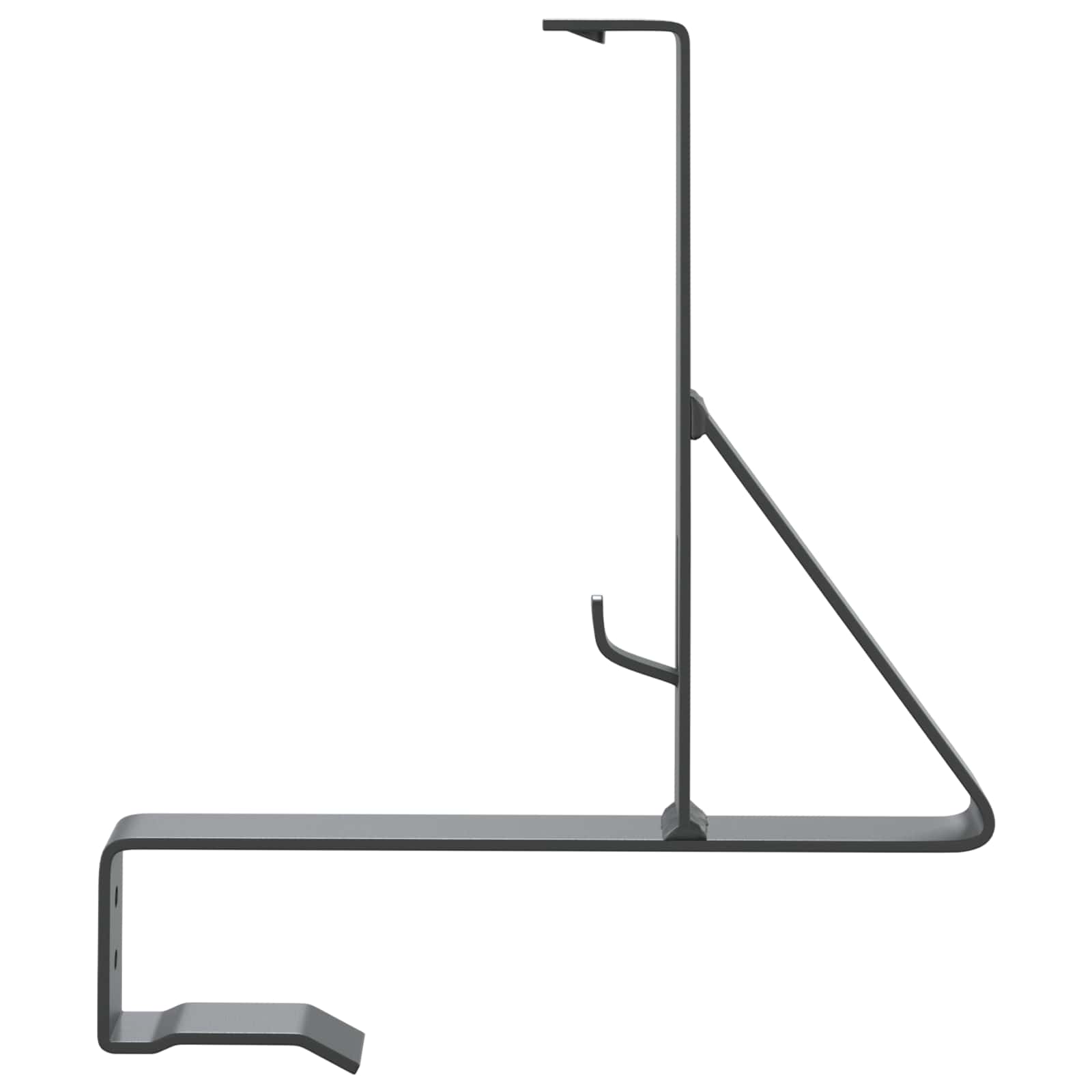 vidaXL Snow Guard Support 6 pcs Anthracite 29.5 x 3 x 34.5 cm Steel 6