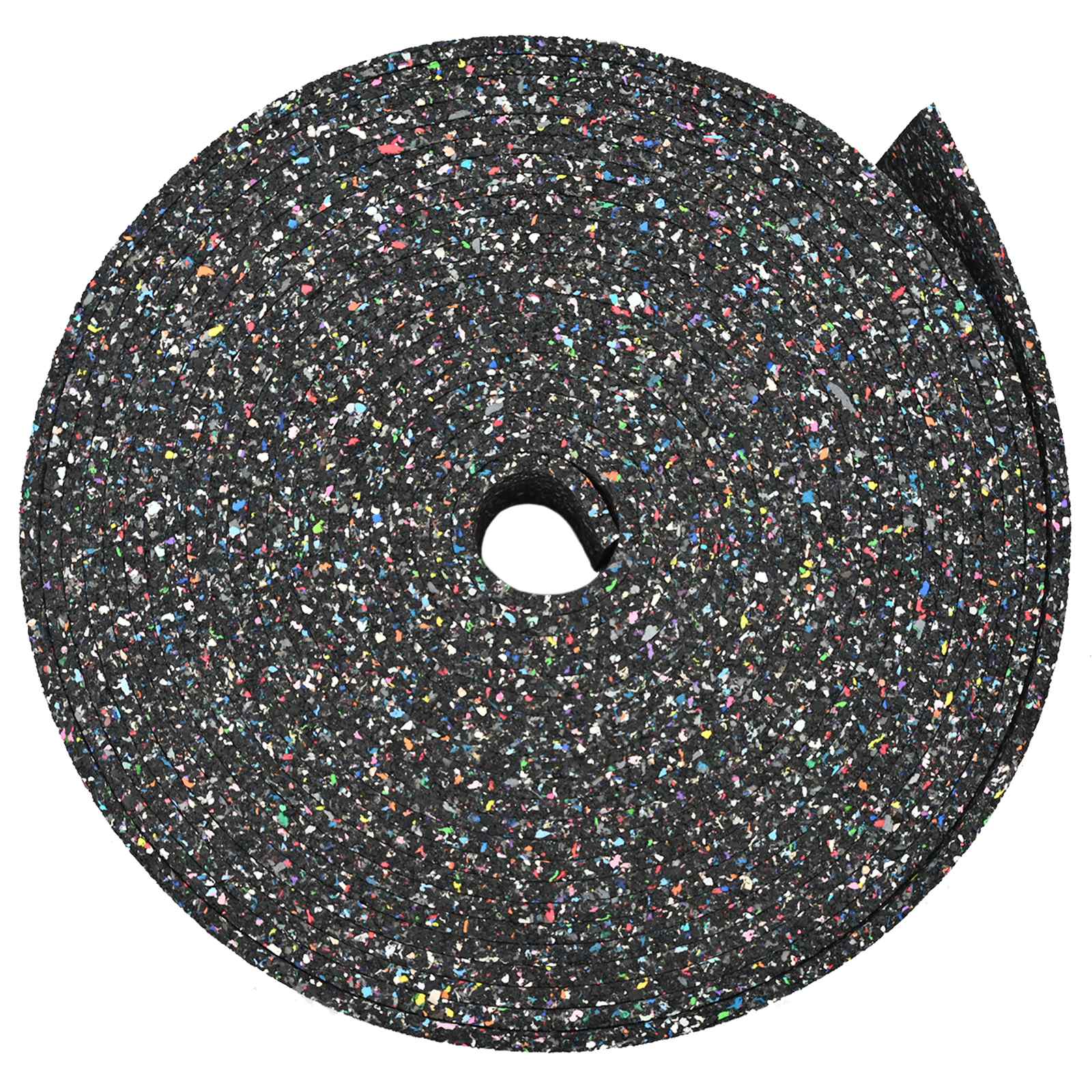 vidaXL Rubber Granulate Roll Black 2000 x 8 x 0.6 cm Rubber 6