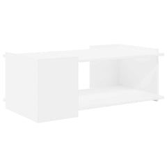 vidaXL Coffee Table White 90 x 50 x 33 cm Engineered Wood 2