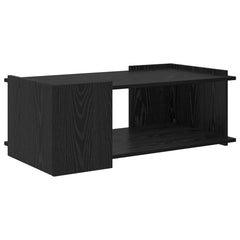 vidaXL Coffee Table Black Oak 90 x 50 x 33 cm Engineered Wood 2