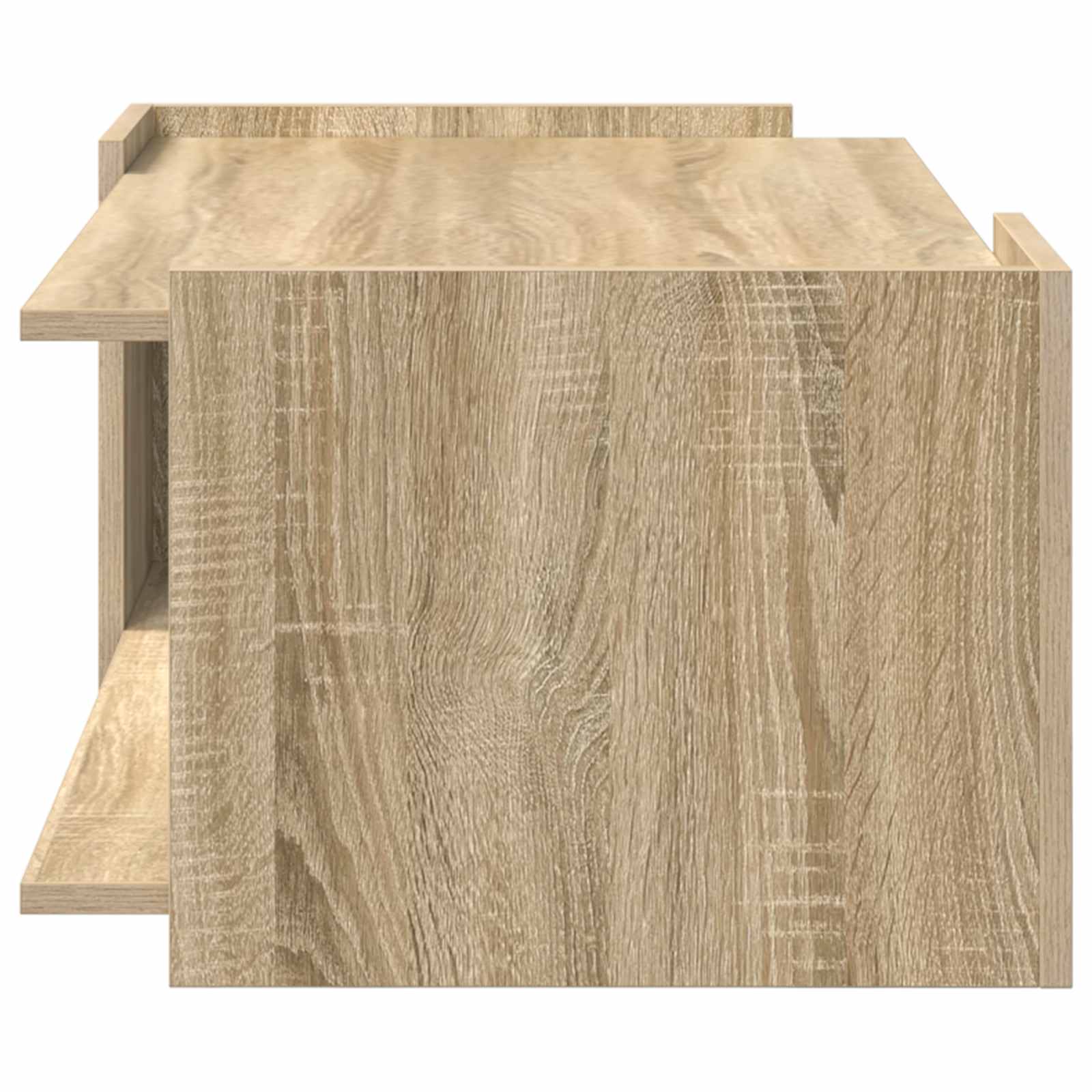 vidaXL Coffee Table Sonoma Oak 90 x 50 x 33 cm Engineered Wood 6