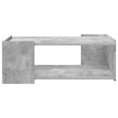 vidaXL Coffee Table Concrete Grey 90 x 50 x 33 cm Engineered Wood 5