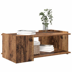 vidaXL Coffee Table Old Wood 90 x 50 x 33 cm Engineered Wood 3