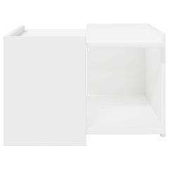 vidaXL Coffee Table White 50.5 x 50 x 33 cm Engineered Wood 5