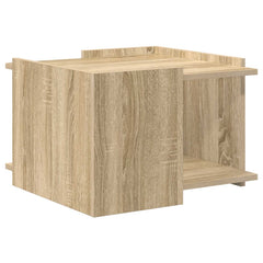 vidaXL Coffee Table Sonoma Oak 50.5 x 50 x 33 cm Engineered Wood 2