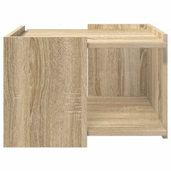 vidaXL Coffee Table Sonoma Oak 50.5 x 50 x 33 cm Engineered Wood 5