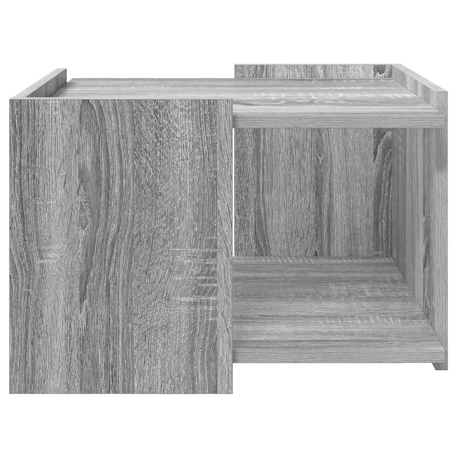 vidaXL Coffee Table Grey Sonoma 50.5 x 50 x 33 cm Engineered Wood 5
