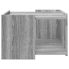 vidaXL Coffee Table Grey Sonoma 50.5 x 50 x 33 cm Engineered Wood 5