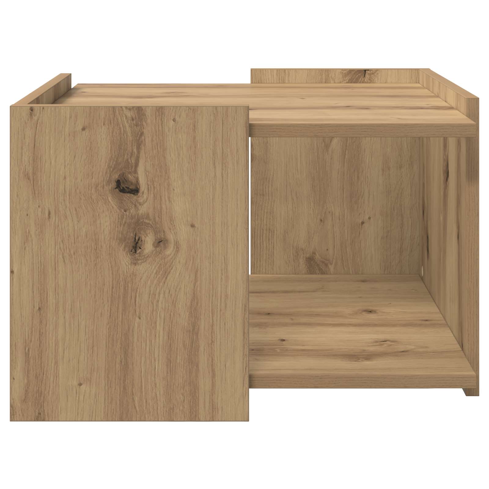 vidaXL Coffee Table Artisan Oak 50.5 x 50 x 33 cm Engineered Wood 5