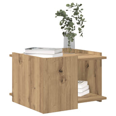 vidaXL Coffee Table Artisan Oak 50.5 x 50 x 33 cm Engineered Wood 3