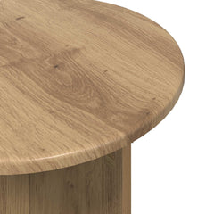 vidaXL Side Table Set 2 pcs Artisan Oak Ø 45 x 35 cm Engineered Wood 6