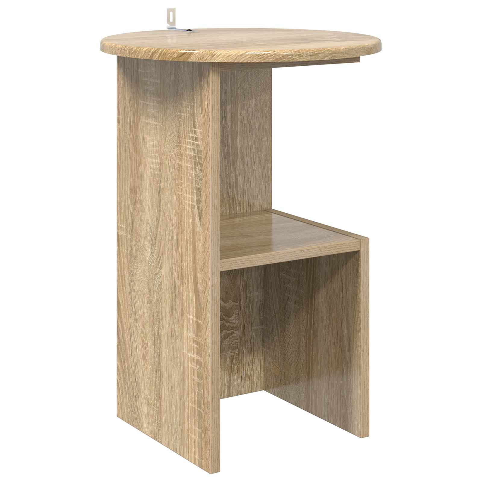 vidaXL Side Table Sonoma Oak Ø 39.5 x 55 cm Engineered Wood 2