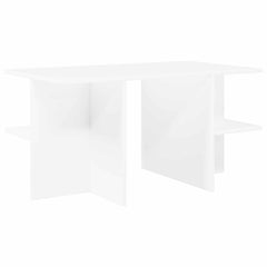 vidaXL Coffee Table White 87 x 50 x 45 cm Engineered Wood 2