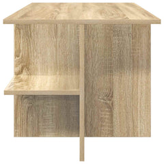 vidaXL Coffee Table Sonoma Oak 87 x 50 x 45 cm Engineered Wood 6