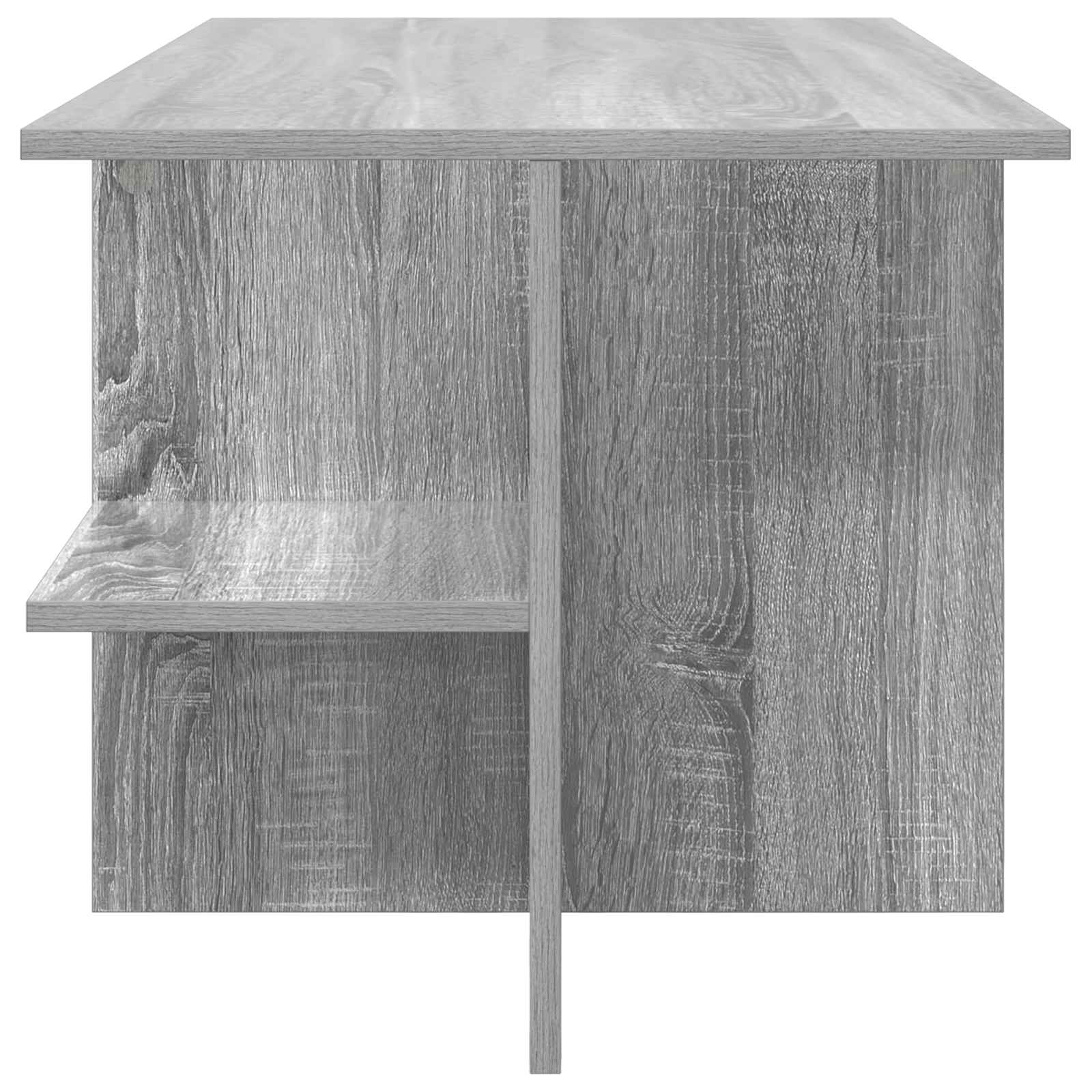 vidaXL Coffee Table Grey Sonoma 87 x 50 x 45 cm Engineered Wood 6