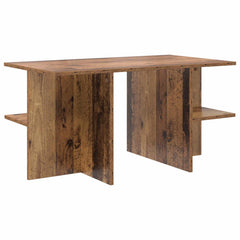 vidaXL Coffee Table Old Wood 87 x 50 x 45 cm Engineered Wood 2