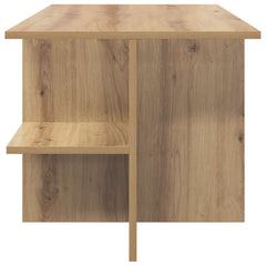 vidaXL Coffee Table Artisan Oak 87 x 50 x 45 cm Engineered Wood 6