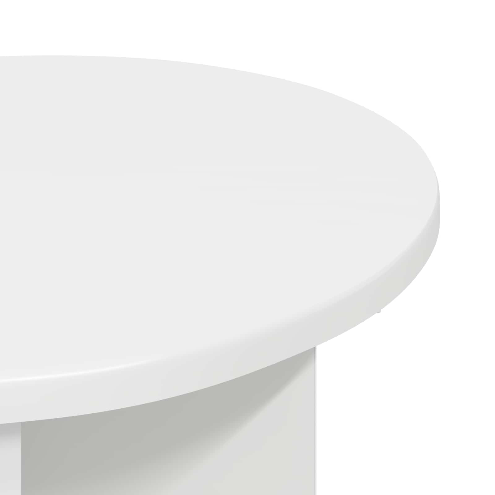 vidaXL Side Table 2 pcs White Ø 39 x 38 cm Engineered Wood 6