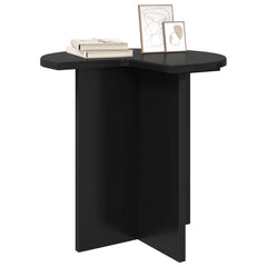vidaXL Side Table 2 pcs Black Oak Ø 39 x 38 cm Engineered Wood 3