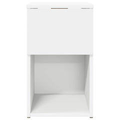 vidaXL Bed Cabinet White 29 x 31.5 x 49 cm Engineered Wood 6