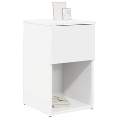 vidaXL Bed Cabinet 2 pcs White 29 x 31.5 x 49 cm Engineered Wood 3