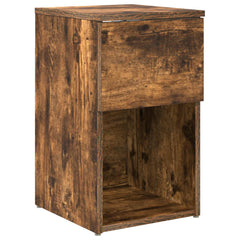 vidaXL Bed Cabinet 2 pcs Smoked Oak 29 x 31.5 x 49 cm Engineered Wood 5