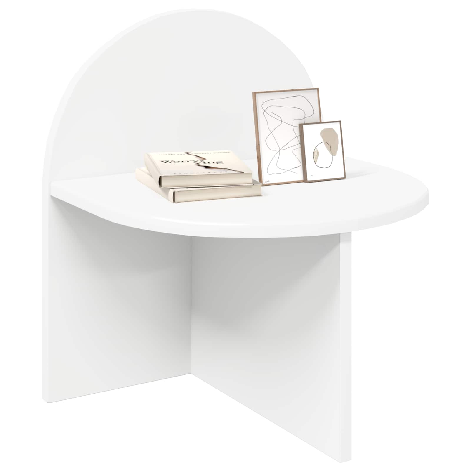 vidaXL Bedside Table 2 pcs White 40 x 35.5 x 45.5 cm Engineered Wood 3